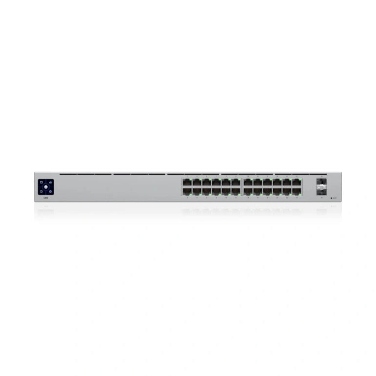 UniFi SWITCH 24Ports: (24) GbE (2)SFP-GbE Req: Cable Server 3200