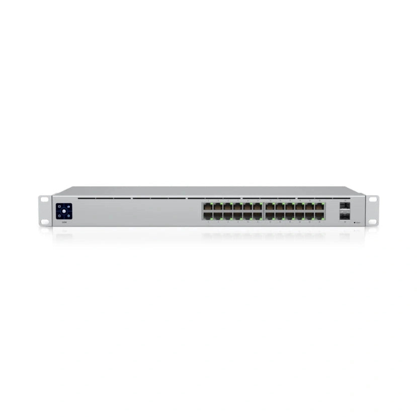 UniFi SWITCH 24Ports: (24) GbE (2)SFP-GbE Req: Cable Server 3200