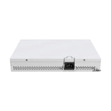 Switch Smart PoE con 8 puertos Gigabit 802.3af/at y 2 SFP+ 10G, SwOS y PSU. Para cámaras, APs y redes empresariales.