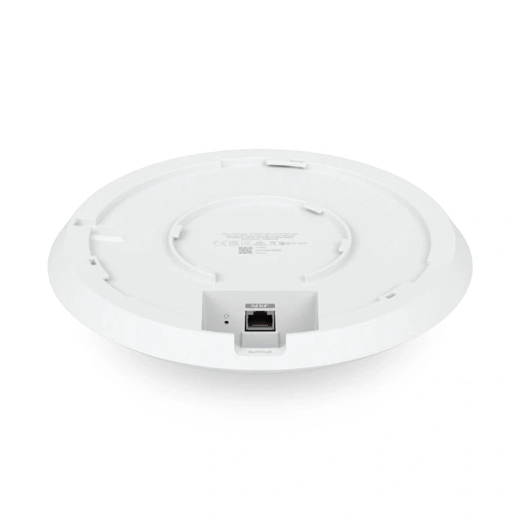 UniFi AP WiFi 6 Interior - 2,4GHz (2x2 573.5Mbps 3.2dbi) 5GHz (4x4 4.8Gbps 5.3 dbi) 6GHz(4x4 4.8Gbps 6dbi) (1) 2.5GbE Req: U-PoE+