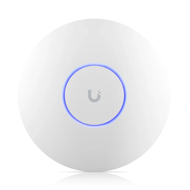 UniFi AP WiFi 6 Interior - 2,4GHz (2x2 573.5Mbps 3.2dbi) 5GHz (4x4 4.8Gbps 5.3 dbi) 6GHz(4x4 4.8Gbps 6dbi) (1) 2.5GbE Req: U-PoE+