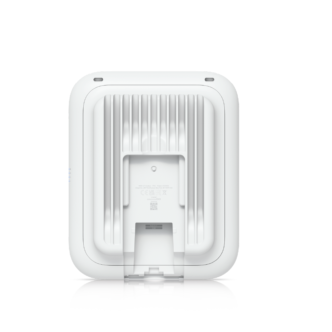 UniFi AP WiFi 7 Exterior - 2.4GHz (2x2 688 Mbps 3dBi) 5GHz (2x2 4.3Ghz 4dBi) (1) 2.5Ghz Req: U-PoE+
