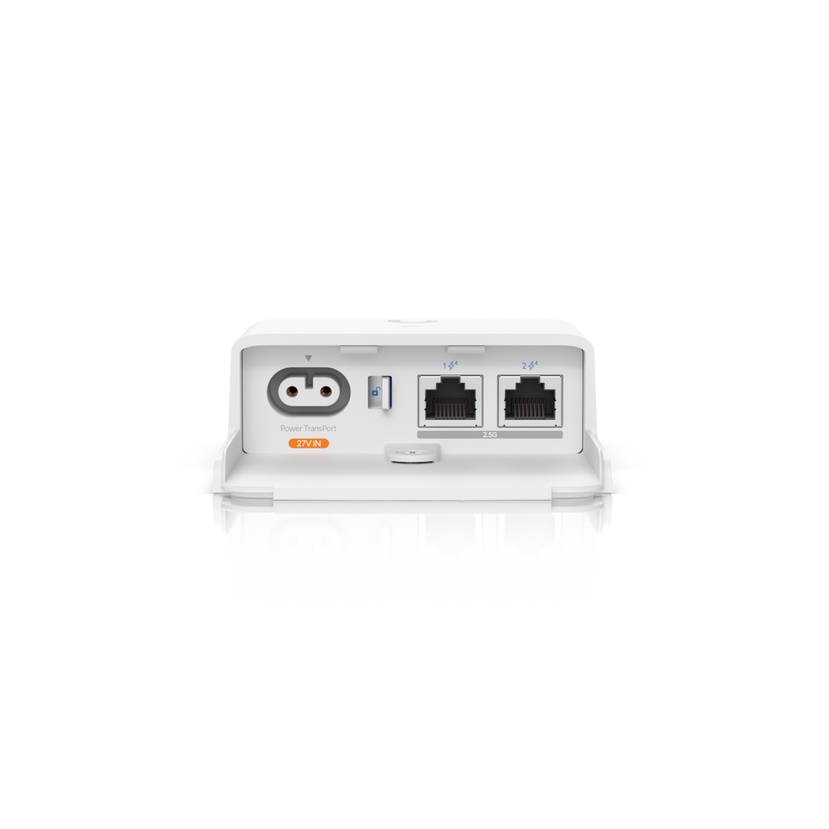 UISP-DPI UBIQUITI 2-2500 48VDC 100W doble inyector PoE req-27VDC TransPort IPX5