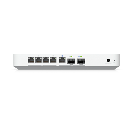 UniFi Firewall Multi-WAN (4)2.5 GbE PoE+ (1)10GbE WAN (2) SFP+10GbE Req: Cable Trebol-C5 modelo 1163