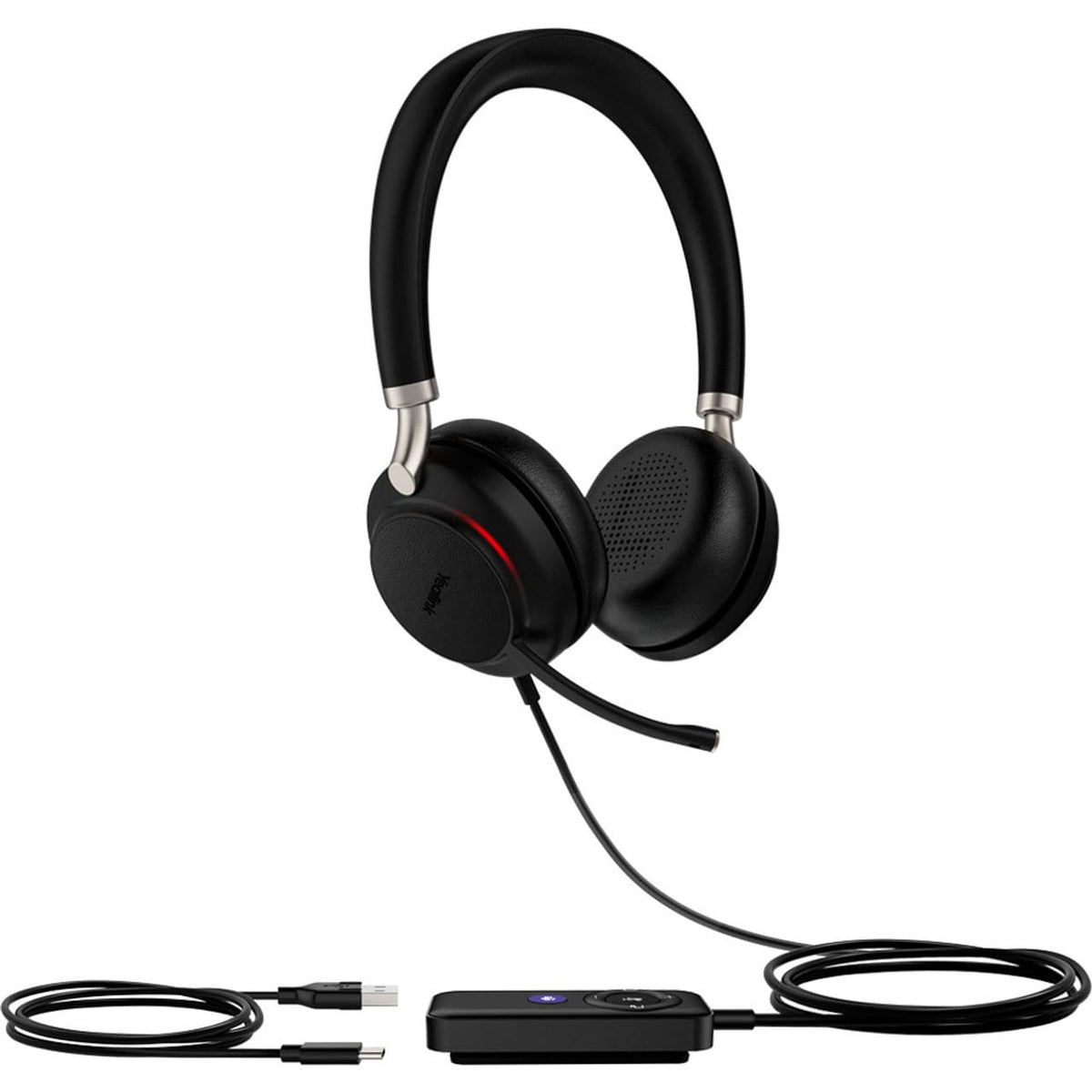 YEALINK Cintillo binaural con conexión USB y Bluetooth 5.0