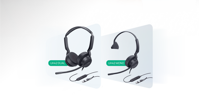 Audífonos profesionales con certificación Microsoft Teams, conexión USB-C/USB-A, audio HD y cancelación de ruido para llamadas claras y cómodas en oficina o teletrabajo. - Gestion y Equipos (G&E)