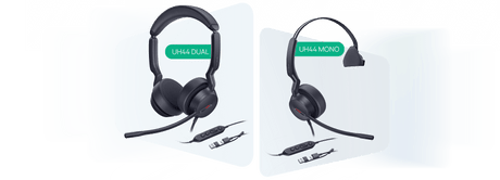 Audífonos profesionales con conexión USB-C/USB-A, doble micrófono con cancelación de ruido, audio HD y certificación Microsoft Teams para llamadas claras y trabajo en oficina. - Gestion y Equipos (G&E)