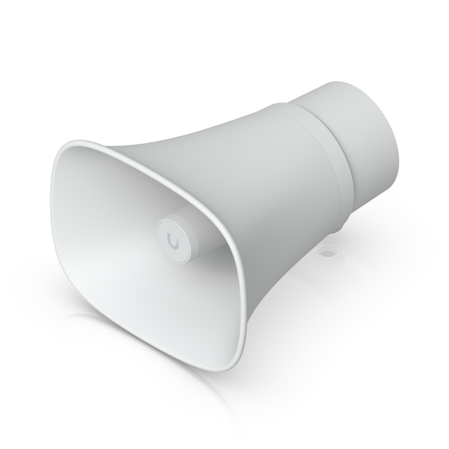 UniFi Protect AI Parlante Interior/Exterior –  (Blanco, 120dB, IA alertas) Req:U-PoE - Gestion y Equipos (G&E)
