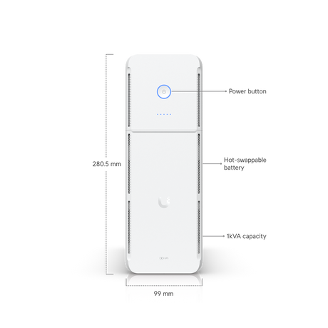 UniFi UPS Tower – Protección Capacidad: 1.000VA / 600W 12A, 50/60 Hz - Gestion y Equipos (G&E)