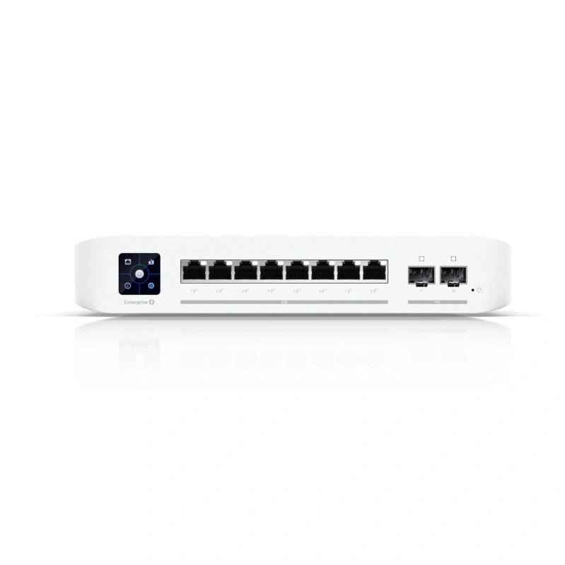 UniFi SWITCH 150W 8Ports: (8) 2.5 GbE PoE+ (2)SFP+-10 GbE L2/L3 Req: Cable Server 3200