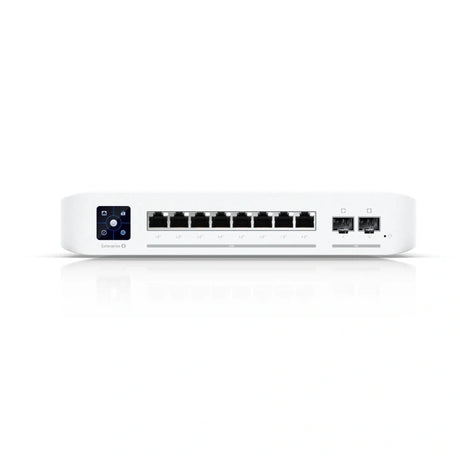 UniFi SWITCH 150W 8Ports: (8) 2.5 GbE PoE+ (2)SFP+-10 GbE L2/L3 Req: Cable Server 3200