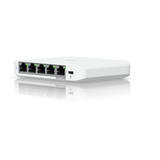 UniFi SWITCH 5Ports: (1)2.5 GbE PoE+ INPUT GbE (4)2.5 GbE Req: Adapt americano