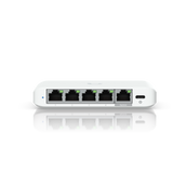 UniFi SWITCH 5Ports: (1)2.5 GbE PoE+ INPUT GbE (4)2.5 GbE Req: Adapt americano