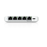 UniFi SWITCH 5Ports: (1)2.5 GbE PoE+ INPUT GbE (4)2.5 GbE Req: Adapt americano