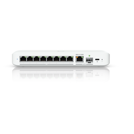 Unifi USW 9Ports: (1)10 GbE PoE+ INPUT (8)2.5 GbE (1)SFP+ Req: Adaptador