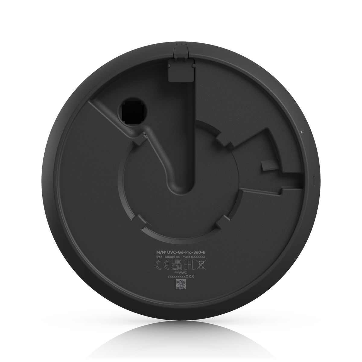 UniFi Protect Camera Interior/Exterior  12MP (Negro,Fisheye, 15 m IR, AI Detection, 2-way Audio, 180° View, , -Resistant) Req: U-PoE+ - Gestion y Equipos (G&E)