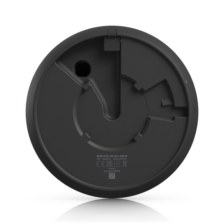 UniFi Protect Camera Interior/Exterior  12MP (Negro,Fisheye, 15 m IR, AI Detection, 2-way Audio, 180° View, , -Resistant) Req: U-PoE+ - Gestion y Equipos (G&E)