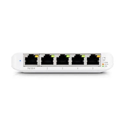 UniFi SWITCH 5Ports: (1)GbE PoE INPUT (4)GbE Req: Adaptdador