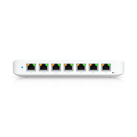 UniFi SWITCH 210W 8Ports: (7)GbE PoE+ (1)GbE PoE++ Input Req: Cable Server 3200