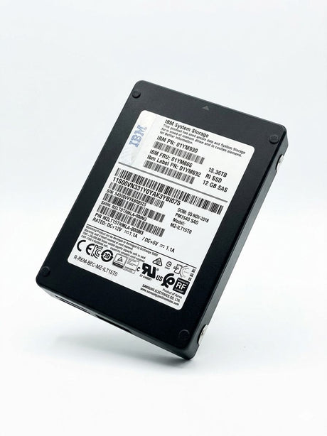 01YM930 IBM 15.36TB PM1643 2.5 SAS SSD (Nuevo) - Gestion y Equipos (G&E)