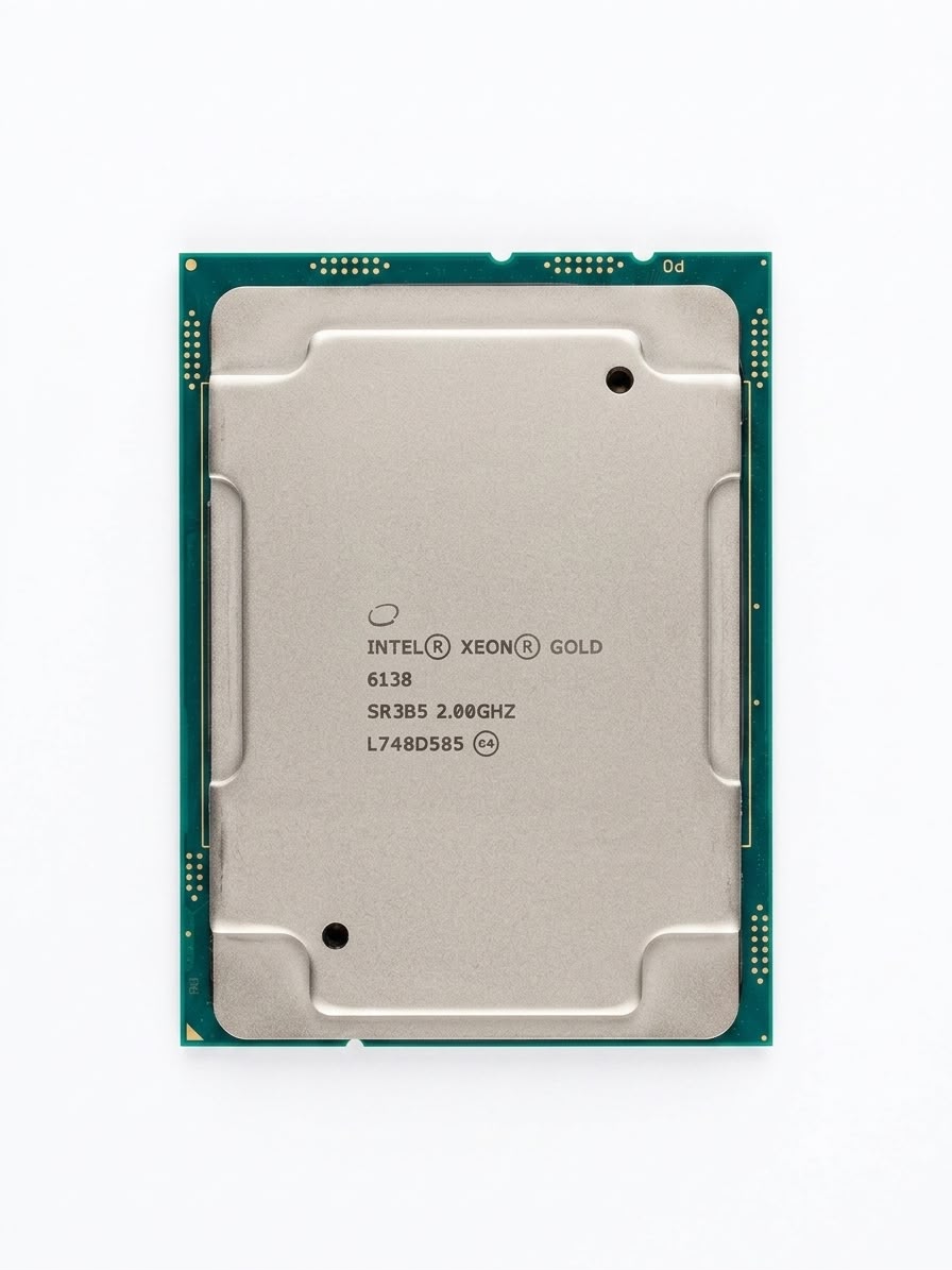SR3B5 Intel Xeon Gold 6138 20 núcleos 2GHz 27.5MB 10.4 GT/s 125W