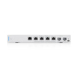 UniFi SWITCH 170W 6-Port PoE++ 4x 1/2.5/5/10 GbE, 2x 10G SFP+, 120 Gbps Switching Capacity