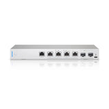 UniFi SWITCH 170W 6-Port PoE++ 4x 1/2.5/5/10 GbE, 2x 10G SFP+, 120 Gbps Switching Capacity