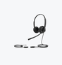 Cintillo telefonico binaural con conector RJ9, cancelacion de ruido en microfono , compatible con telefonos Yealink con conector RJ9 - Gestion y Equipos (G&E)