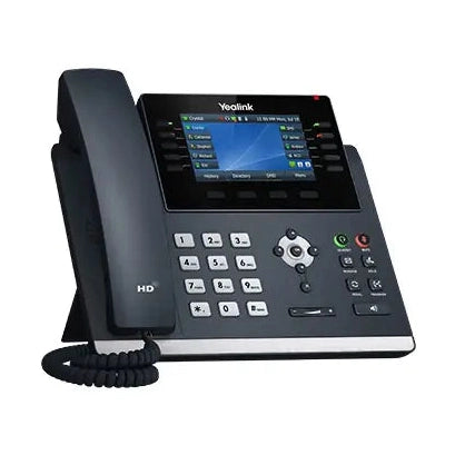 Yealink Teléfono IP ejecutivo con pantalla a color y múltiples líneas SIP.