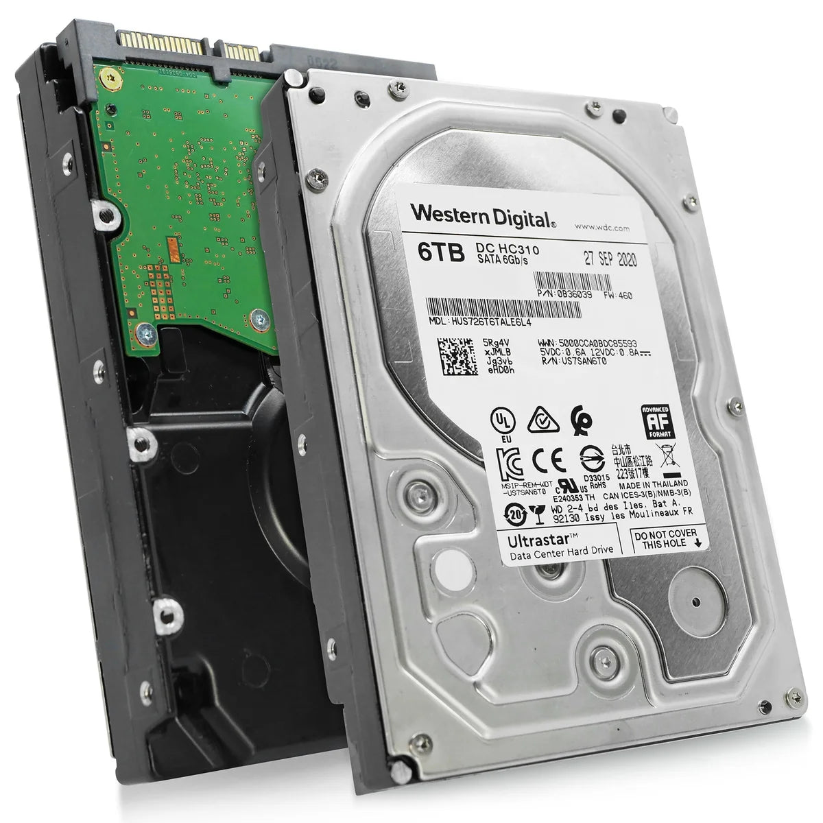 HUS726T6TALE6L4 WD 6TB SATA 6Gbps 7.2KRPM 3.5 HDD 0B36039
