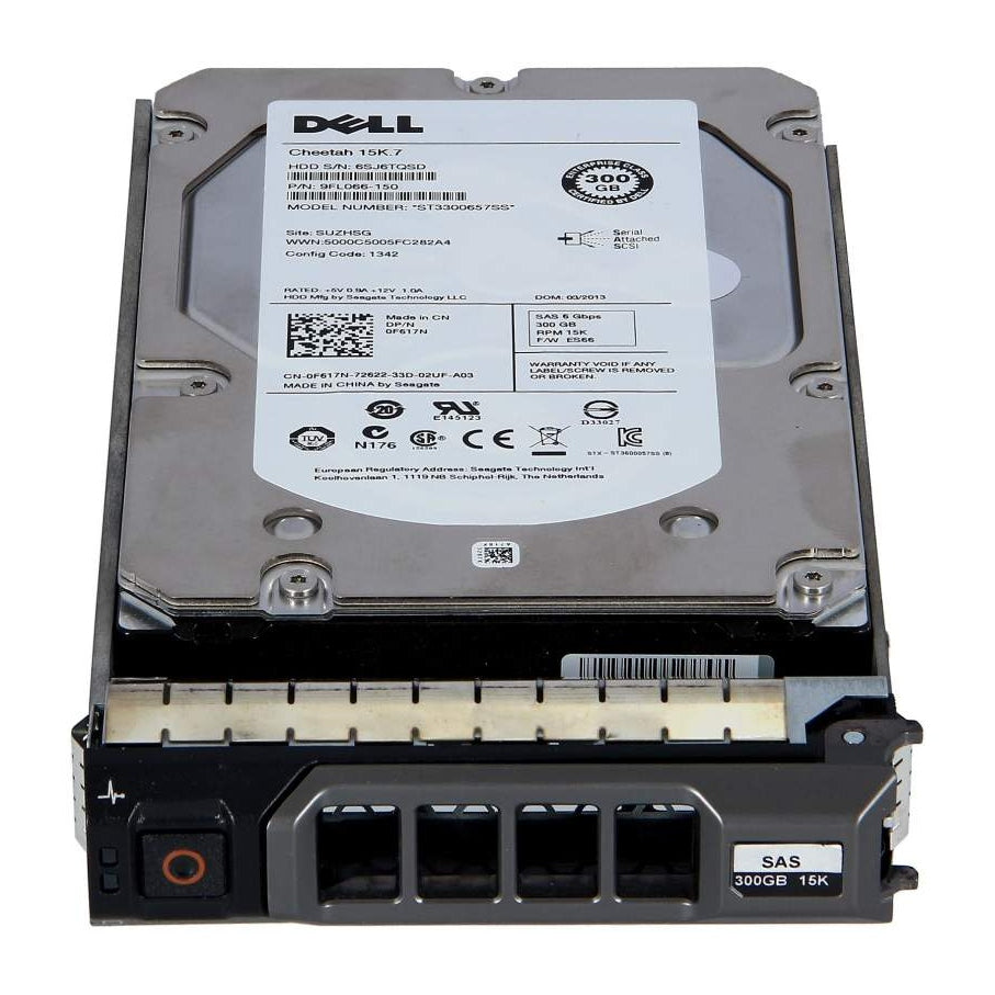 F617N Dell 300Gb SAS 6G 15K 3.5 LFF HDD