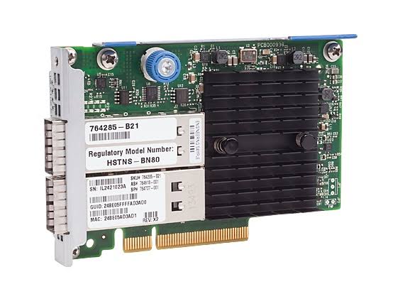 764285-B21 HPE FDR/Ethernet 10/40Gb 2-Port 544+FLR QSFP Adapter 764737-001