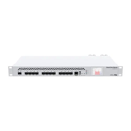 Cloud Core Router 1016 con 12 SFP y 1 SFP+. Alto rendimiento óptico para backbone, agregación de fibra y redes ISP. - Gestion y Equipos (G&E)