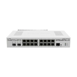 Router CCR2004 desktop con refrigeración pasiva, 16 Gigabit, 2 SFP+ 10G, CPU ARM 4 núcleos, 4GB RAM y RouterOS L6. Alto rendimiento silencioso.