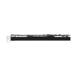 Tarjeta PCIe CCR2004 con CPU ARM 4 núcleos, 4GB RAM, 2 puertos SFP28 25G y 1 Gigabit. RouterOS L6 para routing avanzado en servidores.