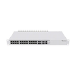 Switch rack 1U con 20 puertos 2.5G, 4 combo 10G y 2 QSFP+ 40G, RouterOS L6 y doble fuente. Core multigigabit de alta capacidad. - Gestion y Equipos (G&E)