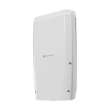 Switch 100G outdoor con 4 puertos QSFP28, RouterOS, gabinete IP66, PoE injector y PSU. Diseñado para enlaces troncales en exteriores.