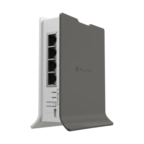 hAP ax lite Wi-Fi 6 2.4GHz con 4 puertos Gigabit, CPU 800MHz, 256MB RAM y RouterOS L4. Router compacto para hogar, oficina y pymes. - Gestion y Equipos (G&E)