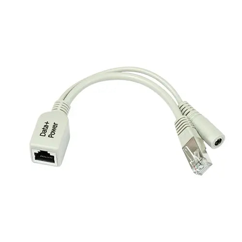 Inyector PoE pasivo MikroTik para alimentar equipos compatibles por cable Ethernet. Instalación simple para redes inalámbricas y routers. - Gestion y Equipos (G&E)