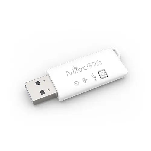 Adaptador Woobm-USB con Wi-Fi para consola serie, permite configurar equipos MikroTik de forma inalámbrica desde navegador o terminal. - Gestion y Equipos (G&E)