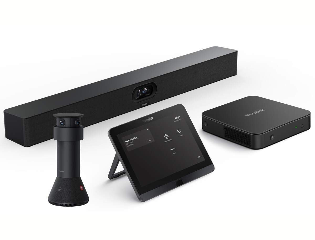 Yealink Sistema Microsoft Teams Rooms para salas pequeñas con barra S40.