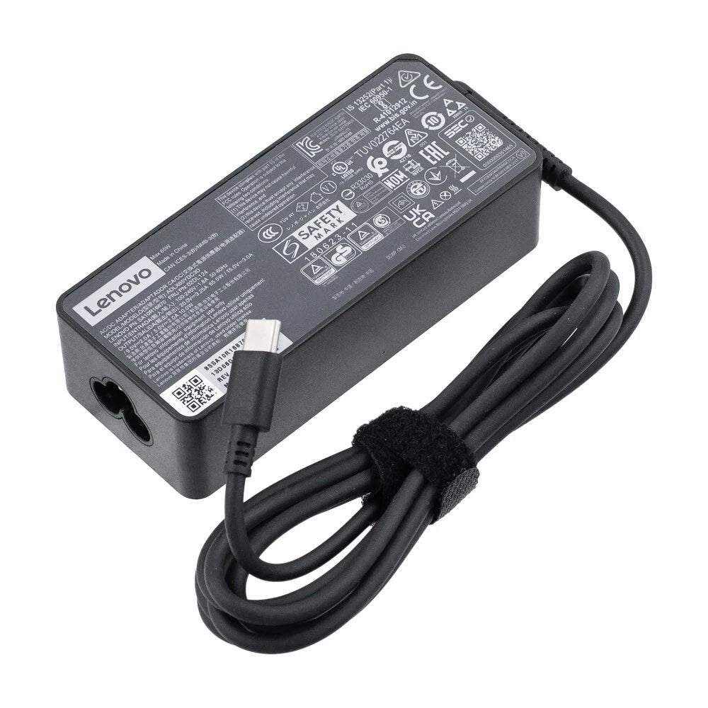 02DL125 Cargador Lenovo USB-C 65W Original (Nuevo) - Gestion y Equipos (G&E)