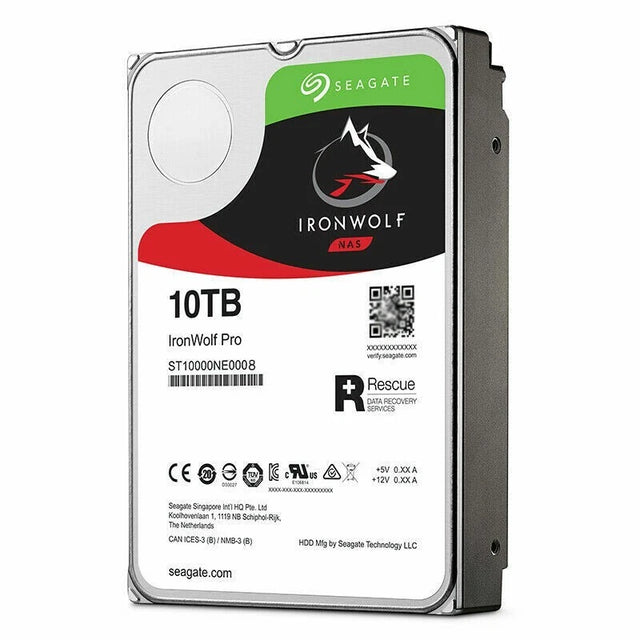 ST10000VN0008 Seagate 10TB 7.2K 3.5 6G SATA NAS HD (Nuevo) - Gestion y Equipos (G&E)