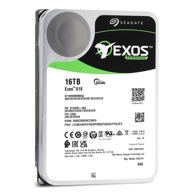 ST16000NM000J Seagate Exos ENT 16-TB 7.2K 3.5 6G SATA HDD - Gestion y Equipos (G&E)