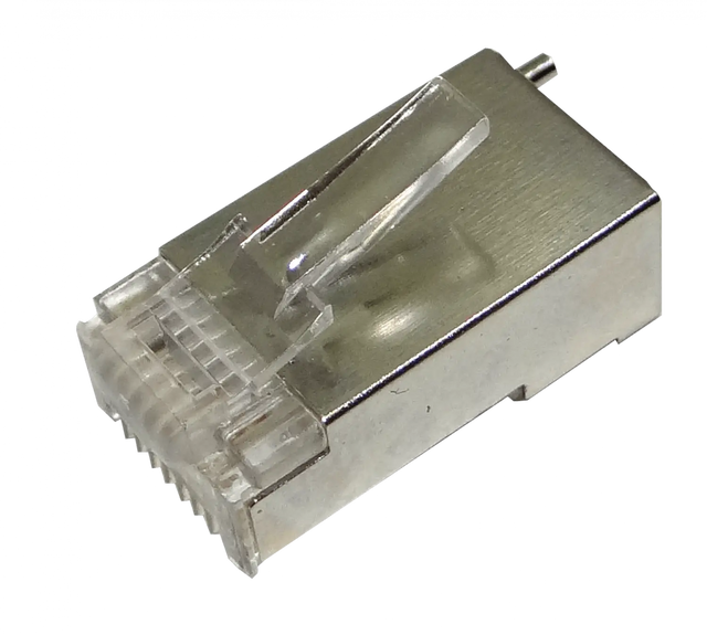 UISP CONECTOR TOUGH STP 10-UNIDADES C/PIN-TIERRA RJ45-Macho - Gestion y Equipos (G&E)