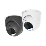 UniFi Protect Camera Interior/Exterior 4K (Blanco,2.36x Optical Zoom, 40 m IR / 60 m Vision Enhancer, AI Detection, 2-way Audio,-Resistant)U-PoE+ - Gestion y Equipos (G&E)