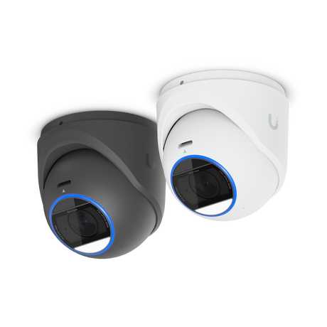 UniFi Protect Camera Interior/Exterior 4K (Blanco,2.36x Optical Zoom, 40 m IR / 60 m Vision Enhancer, AI Detection, 2-way Audio,-Resistant)U-PoE+ - Gestion y Equipos (G&E)
