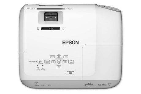 Proyector Epson Powerlite X27 XGA 3LCD 2.700 Lumenes (1024 × 768) 10,000:1 (Reacondicionado) - Gestion y Equipos (G&E)